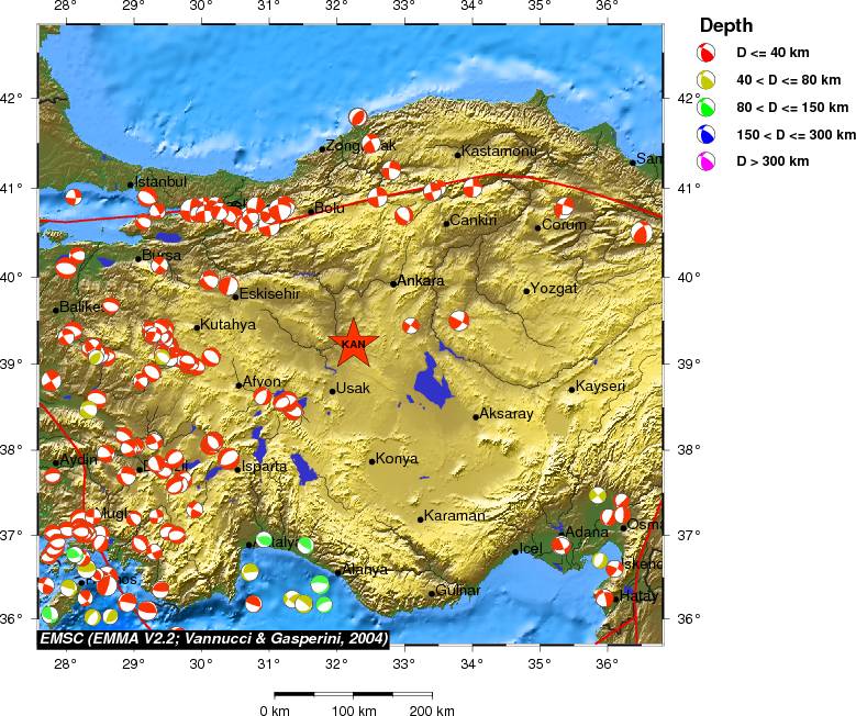 Regional moment Tensor
