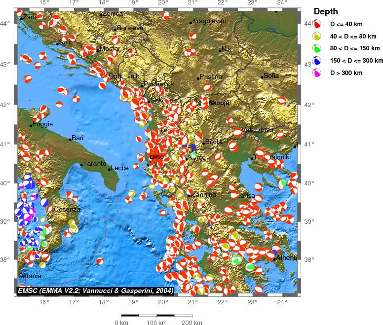 Regional moment Tensor