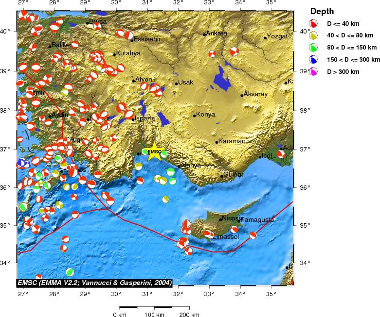 Regional moment Tensor