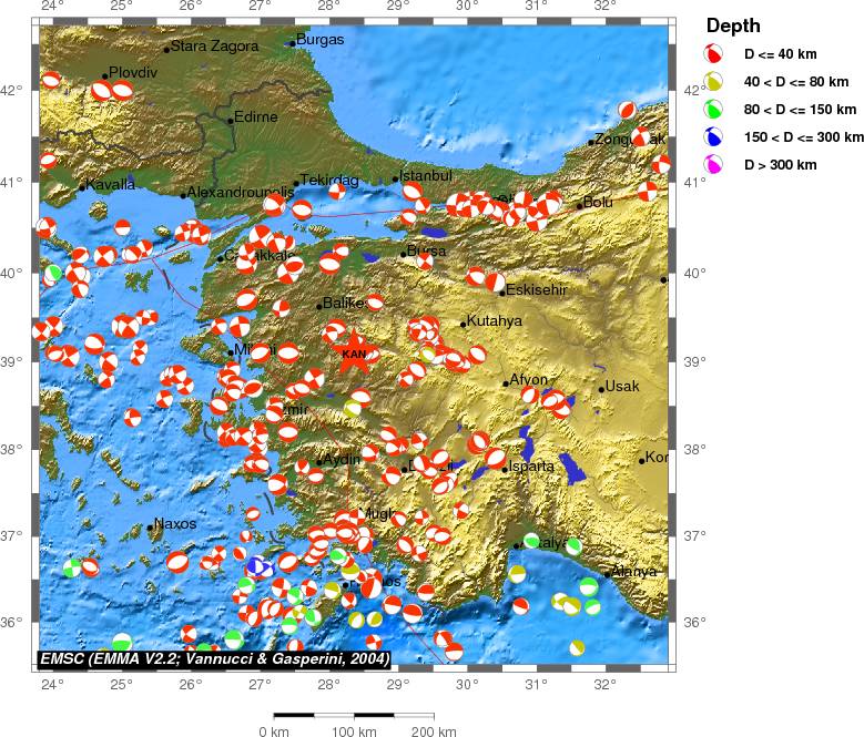 Regional moment Tensor