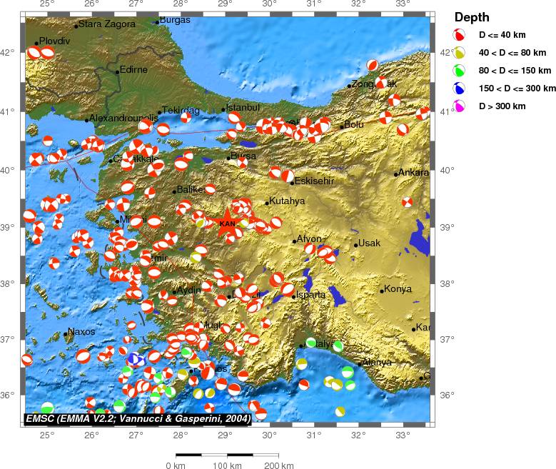 Regional moment Tensor