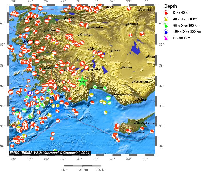 Regional moment Tensor