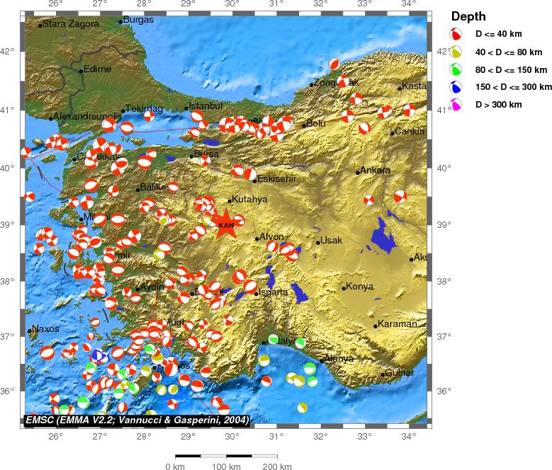 Regional moment Tensor