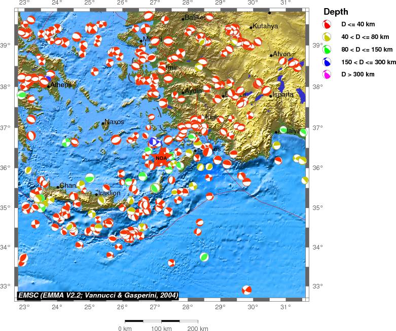 Regional moment Tensor