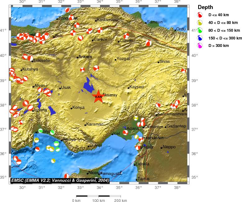 Regional moment Tensor
