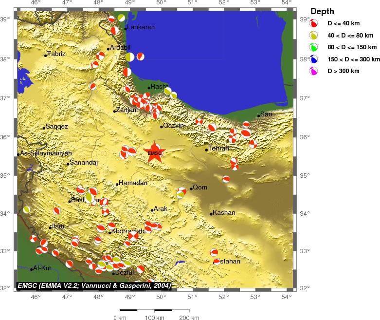 Regional moment Tensor