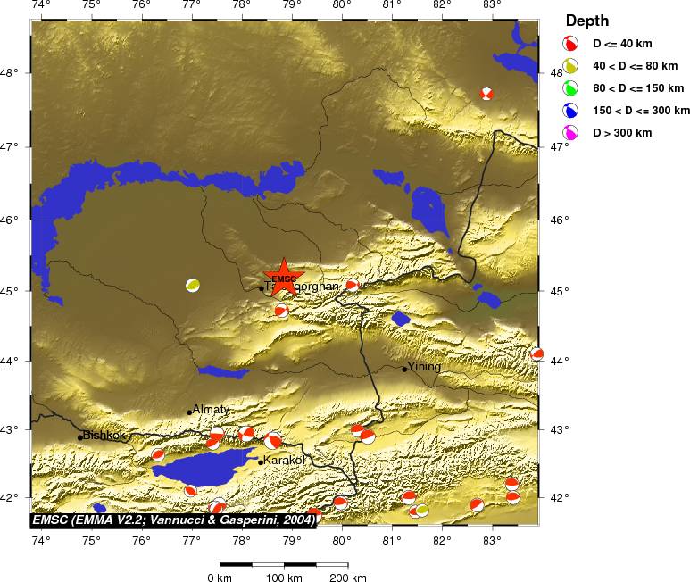 Regional moment Tensor