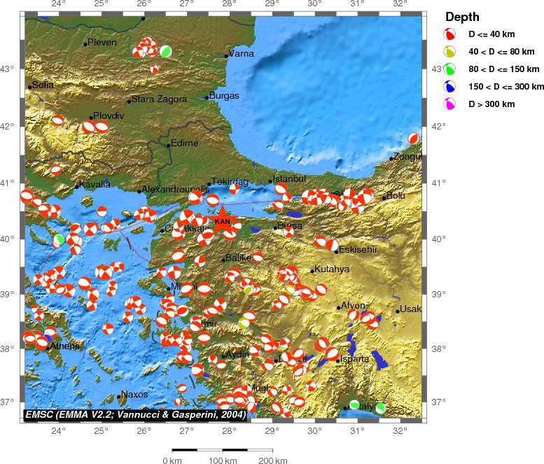 Regional moment Tensor