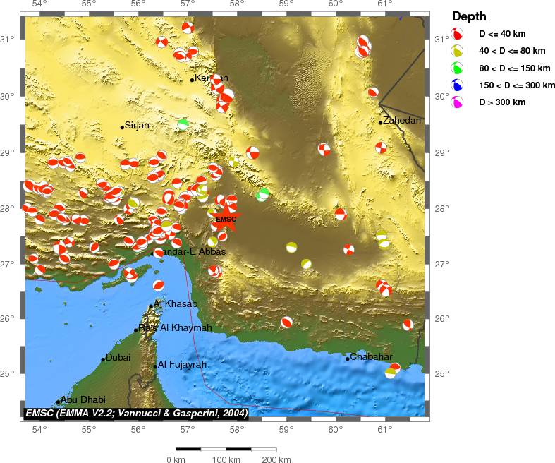 Regional moment Tensor