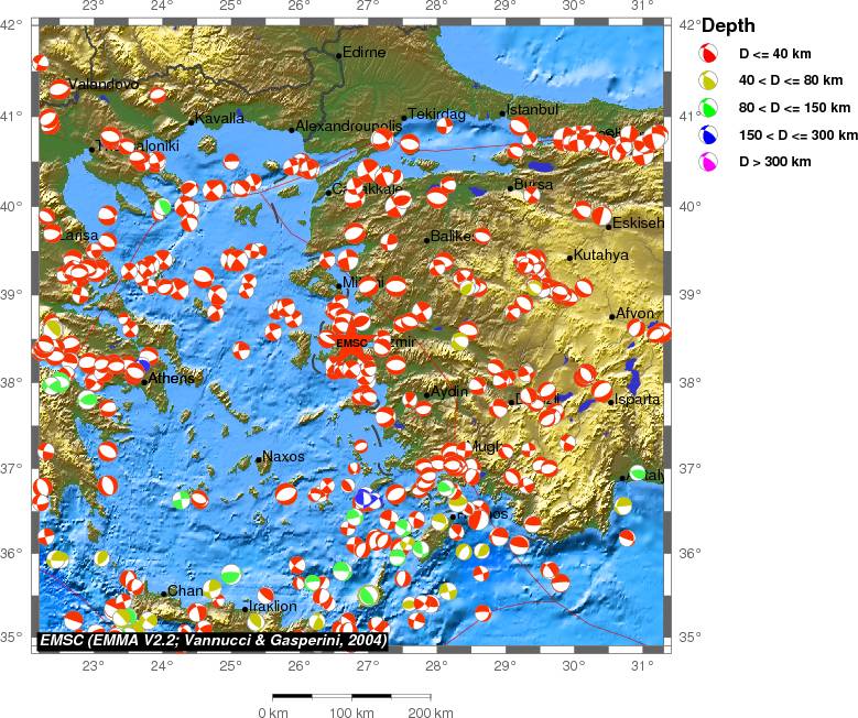 Regional moment Tensor