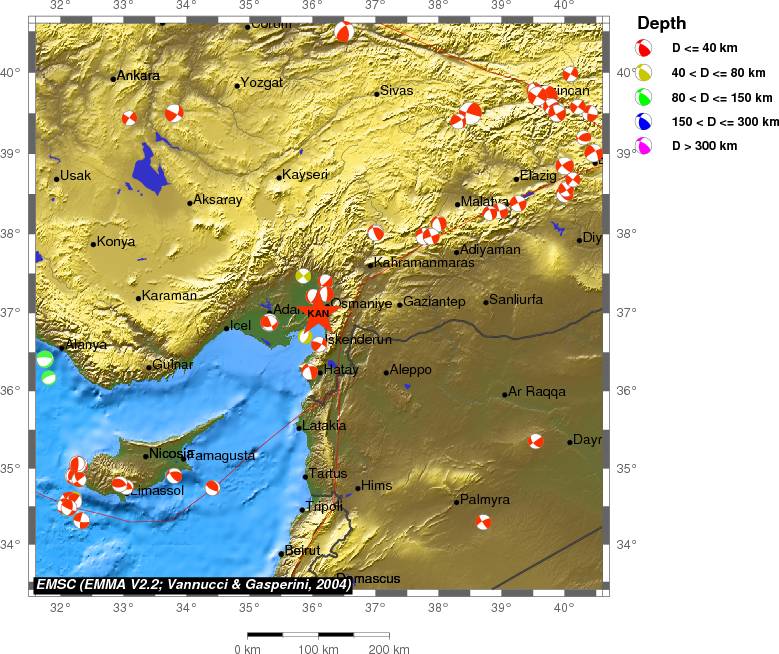 Regional moment Tensor