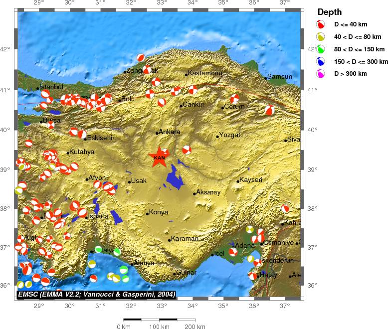 Regional moment Tensor