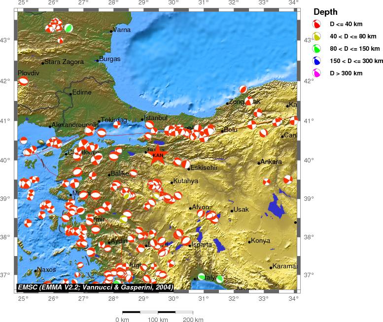 Regional moment Tensor