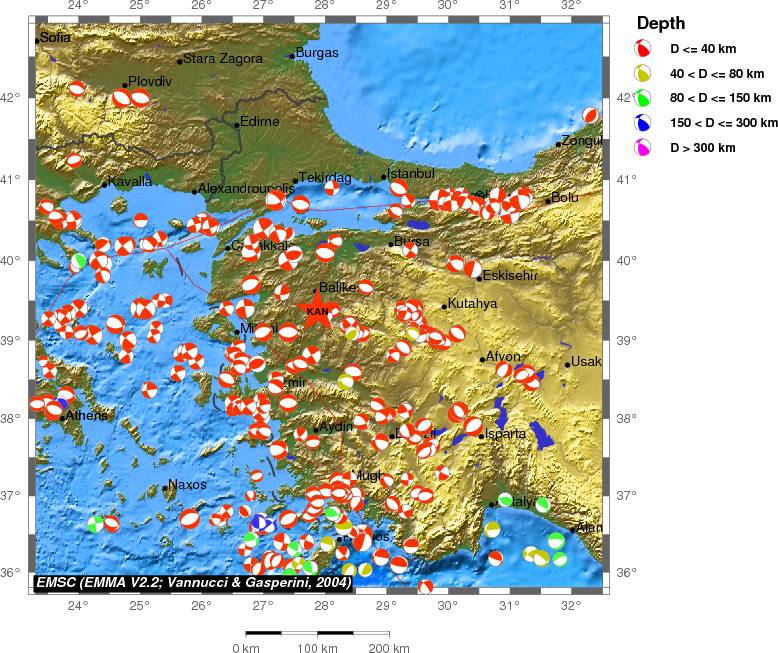 Regional moment Tensor