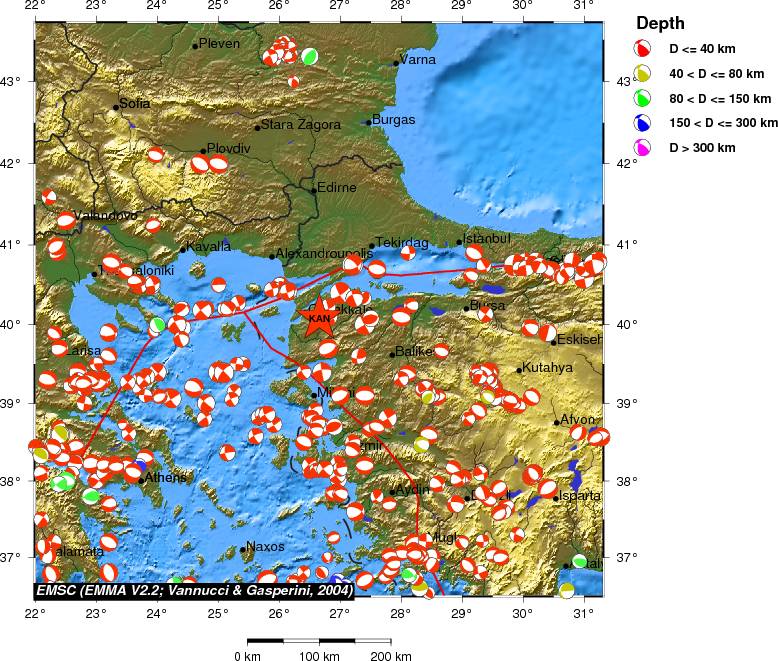 Regional moment Tensor