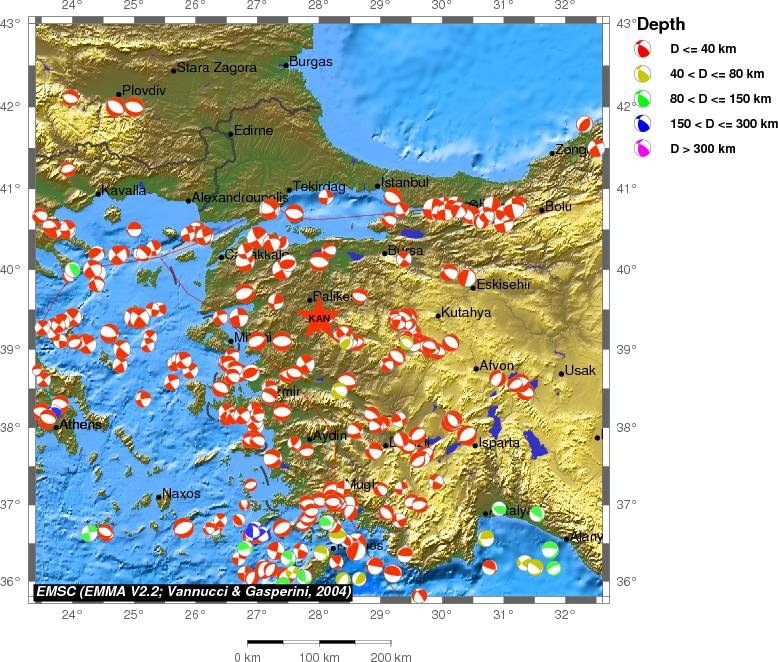 Regional moment Tensor