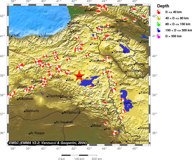 Regional moment Tensor