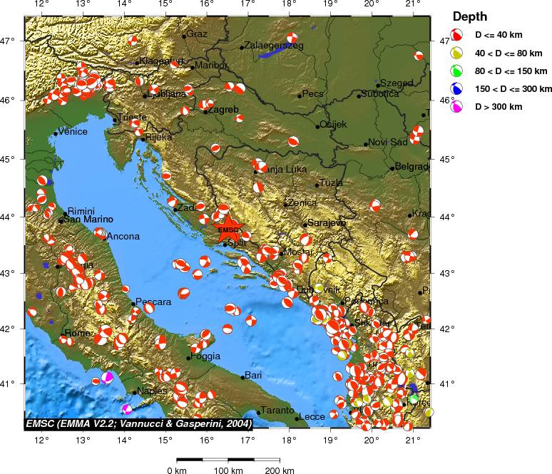 Regional moment Tensor