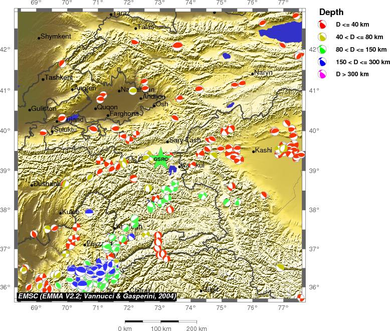 Regional moment Tensor
