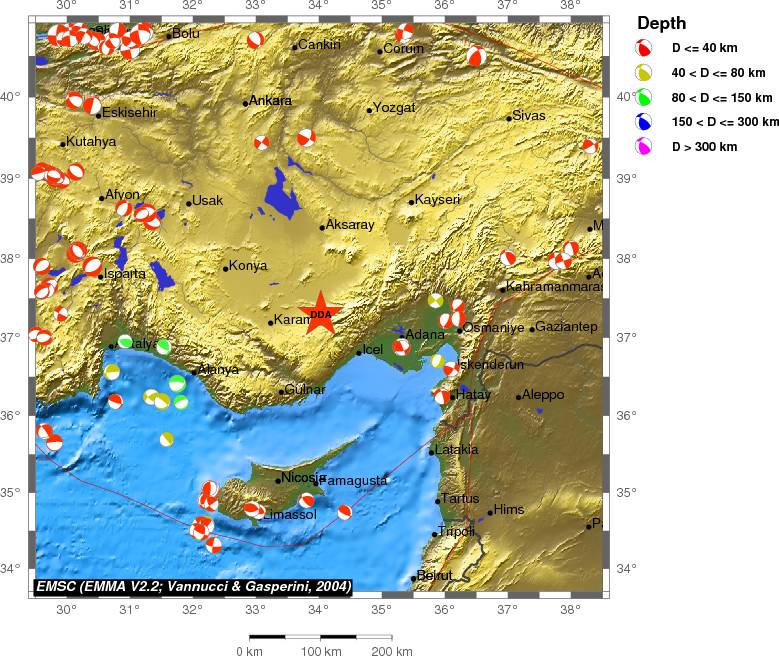 Regional moment Tensor