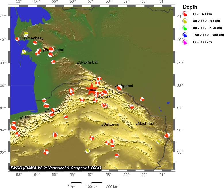 Regional moment Tensor
