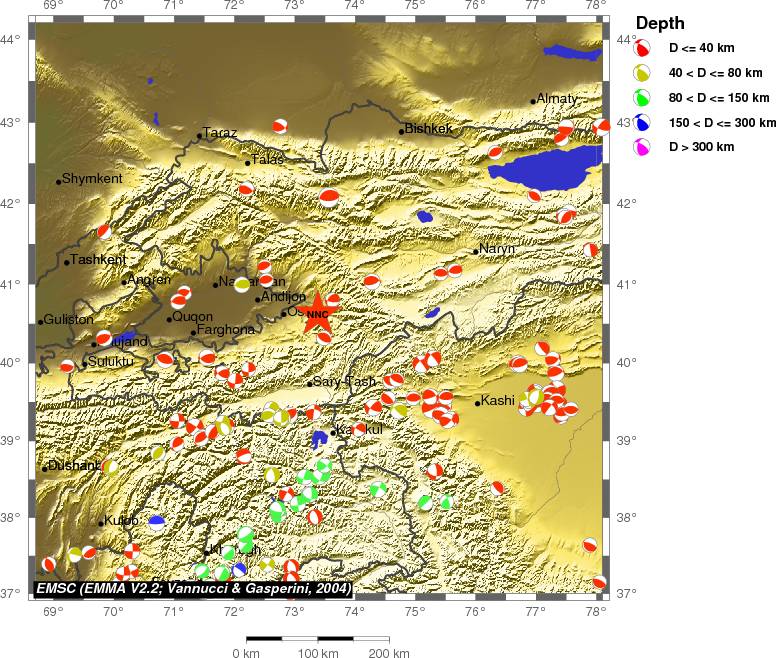 Regional moment Tensor
