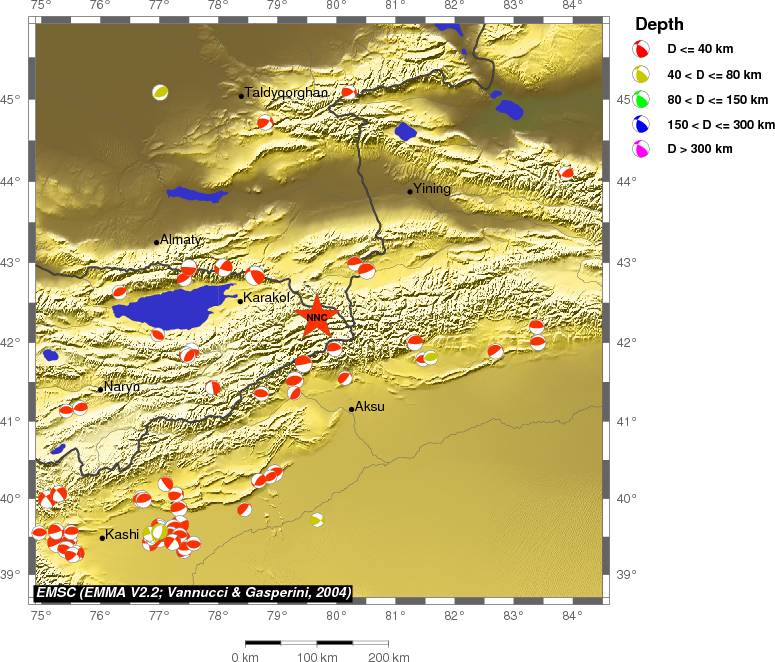 Regional moment Tensor