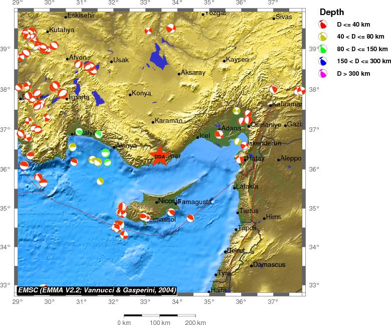 Regional moment Tensor