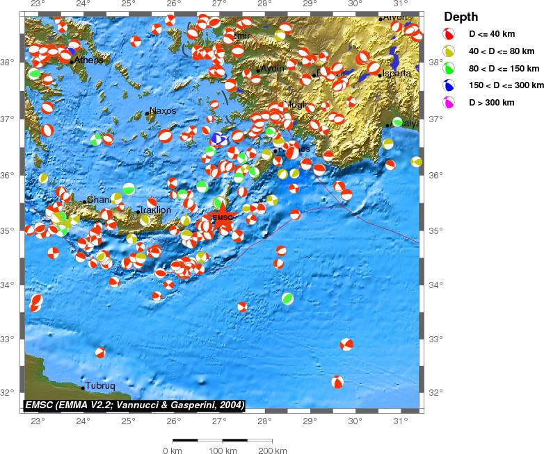 Regional moment Tensor