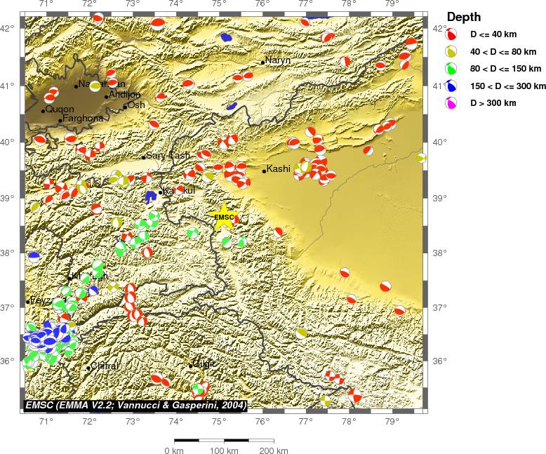 Regional moment Tensor