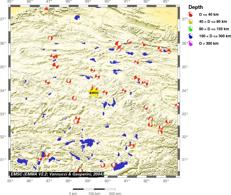 Regional moment Tensor