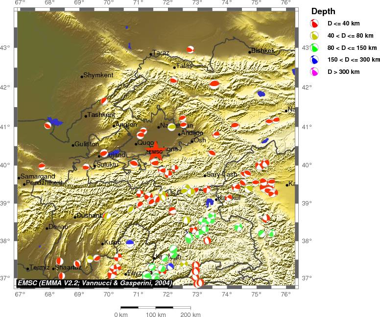 Regional moment Tensor