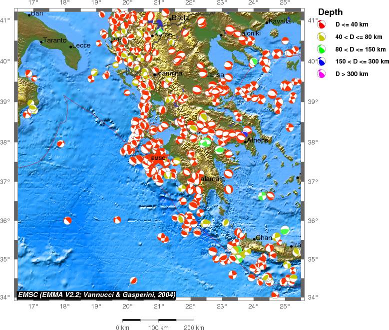 Regional moment Tensor