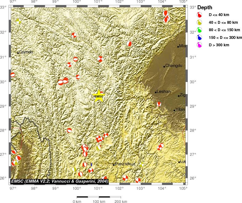 Regional moment Tensor