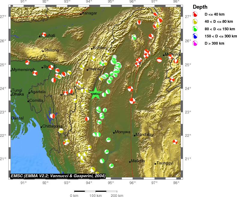 Regional moment Tensor