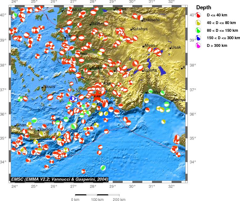 Regional moment Tensor