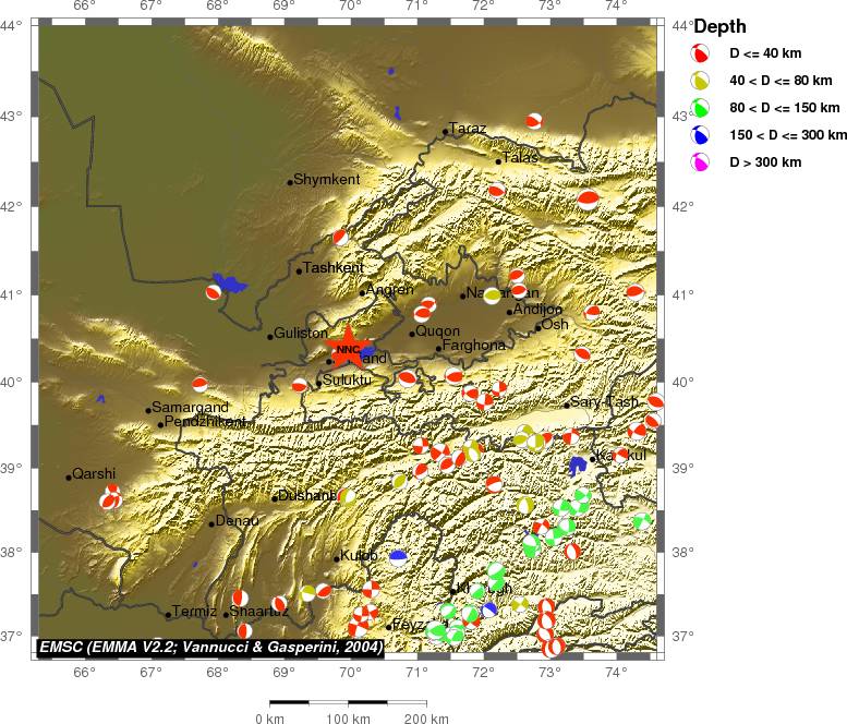 Regional moment Tensor