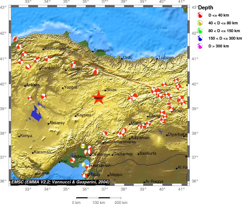 Regional moment Tensor