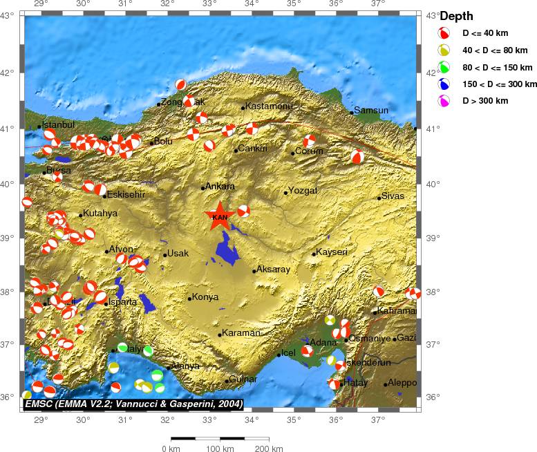 Regional moment Tensor