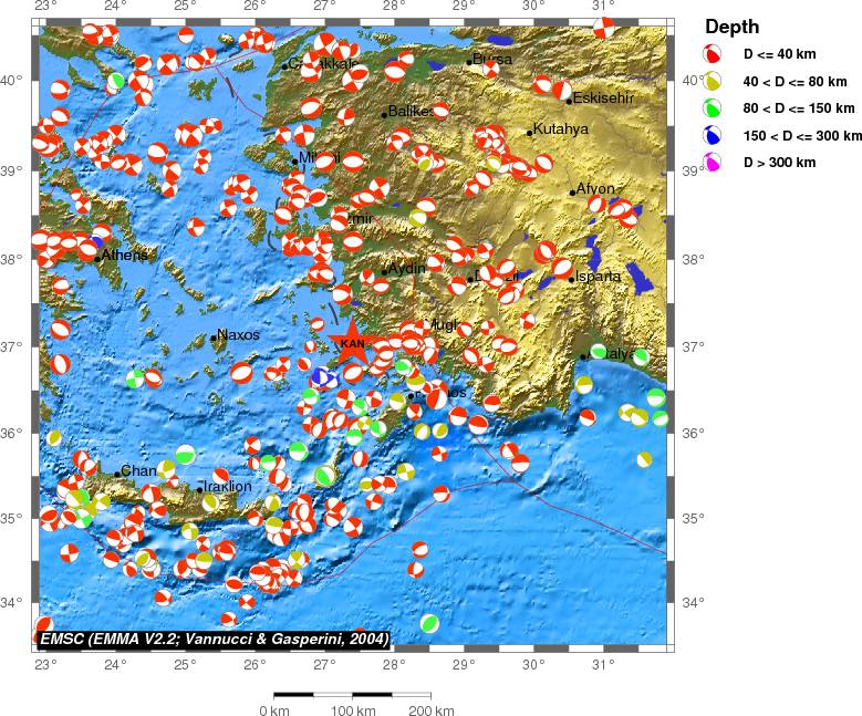 Regional moment Tensor