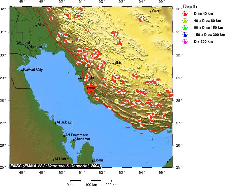 Regional moment Tensor