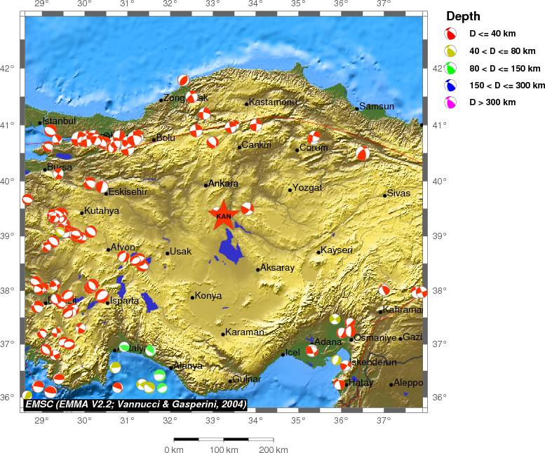 Regional moment Tensor
