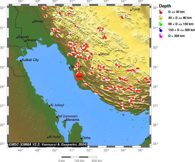 Regional moment Tensor