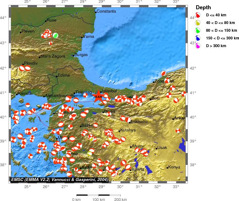 Regional moment Tensor