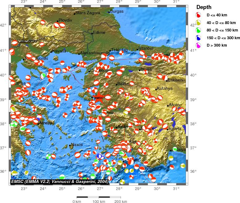 Regional moment Tensor