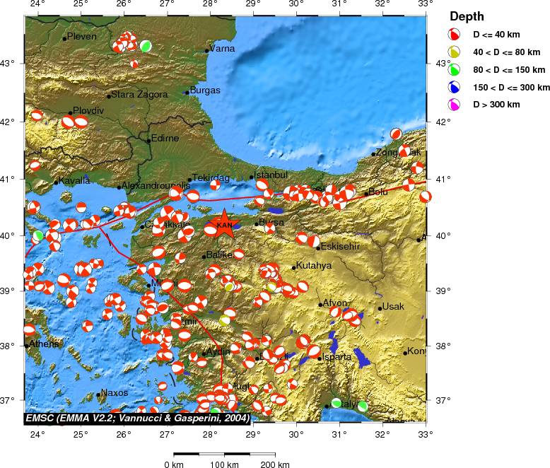 Regional moment Tensor