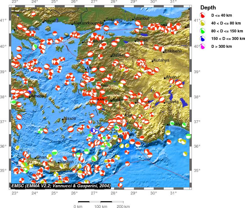 Regional moment Tensor
