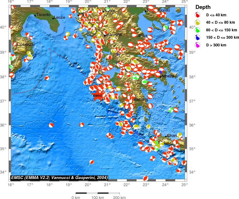 Regional moment Tensor