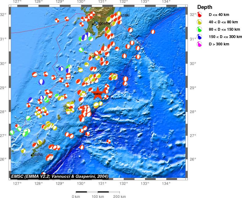 Regional moment Tensor