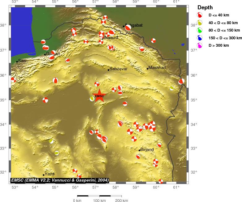 Regional moment Tensor